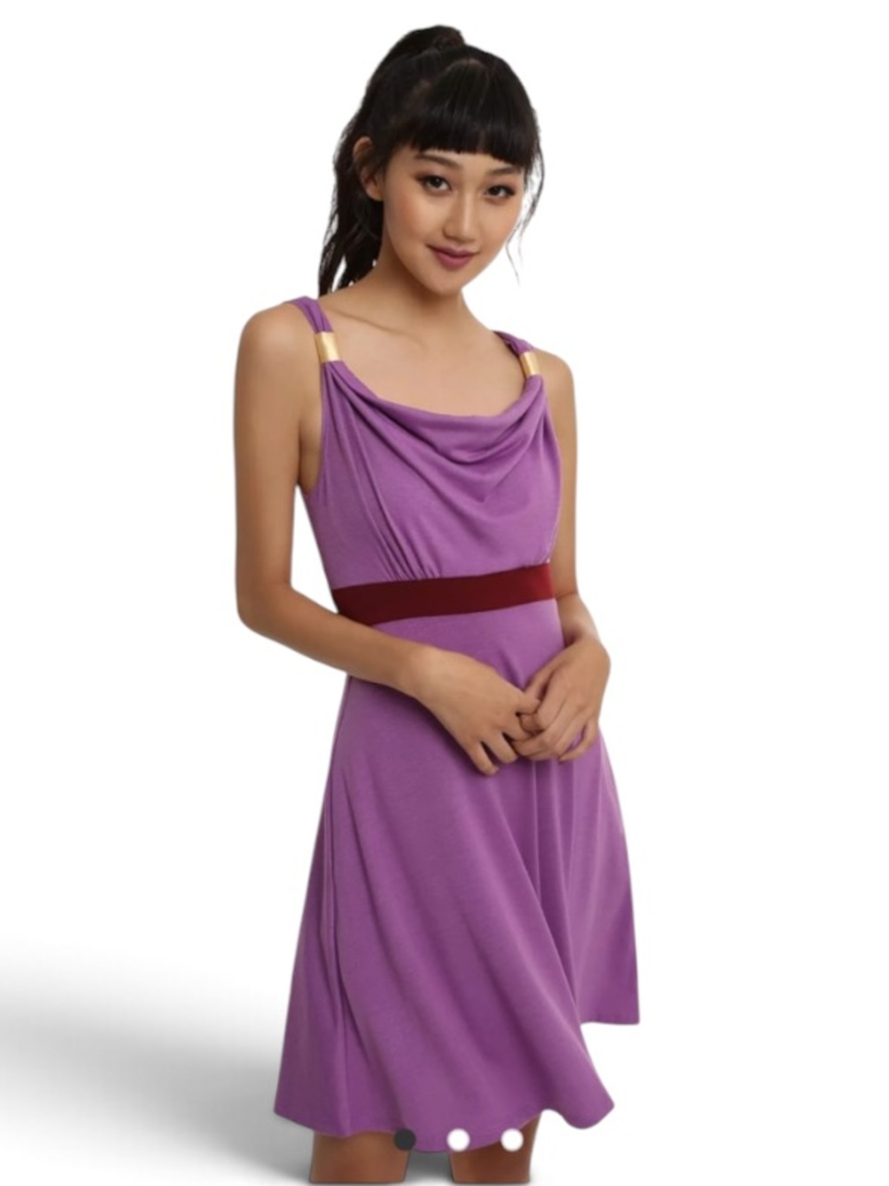 Disney Hercules Megara Dress Medium Purple Costume Halloween